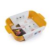 Plat à four rectangle jaune safran 36 cm - Visuel 4